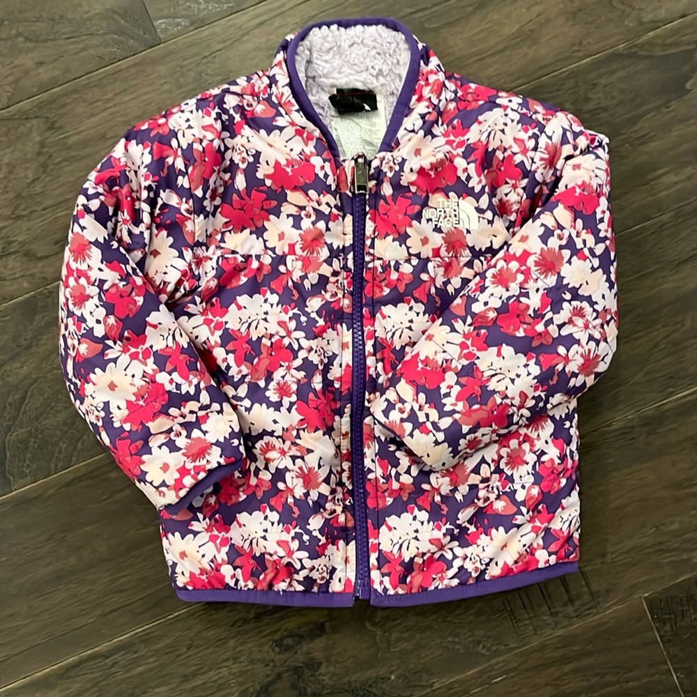 The North Face Baby Girl Reversible Winter Jacket 12-18 Months